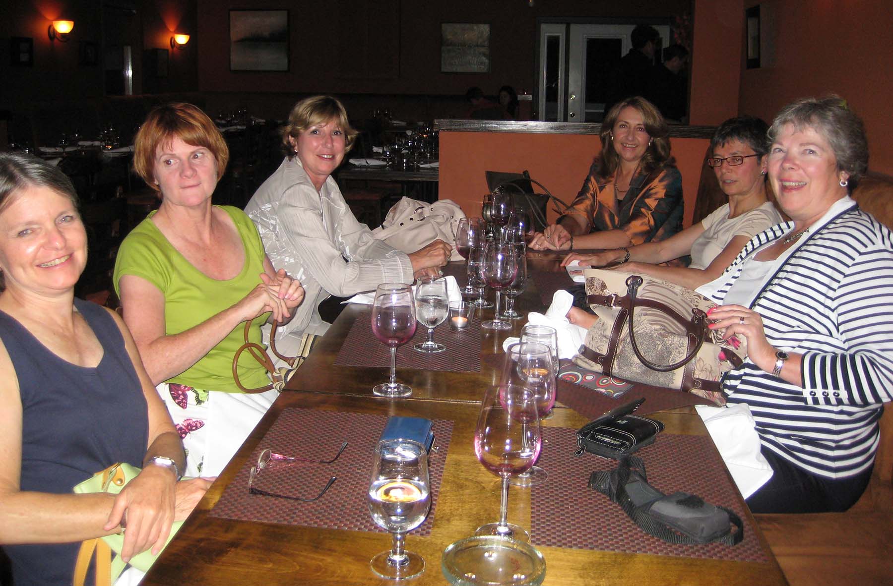 Gillian, Kathy, Joan, Mary Ann, Helen and Debbie
