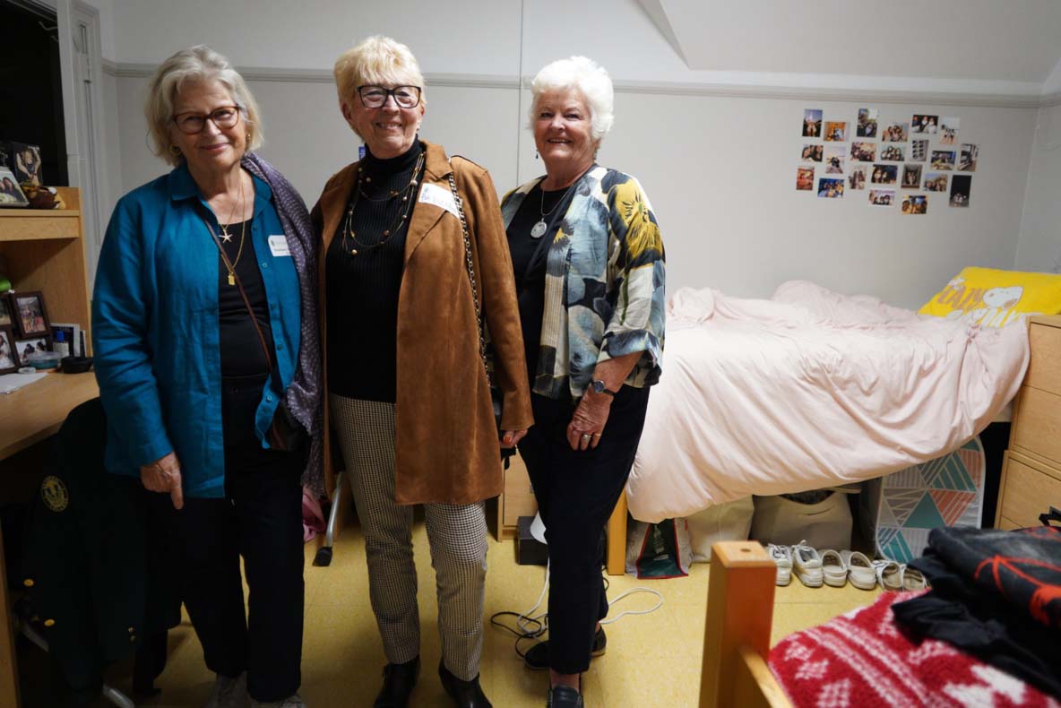 Penny, Pat, P.B in our room min 2023.