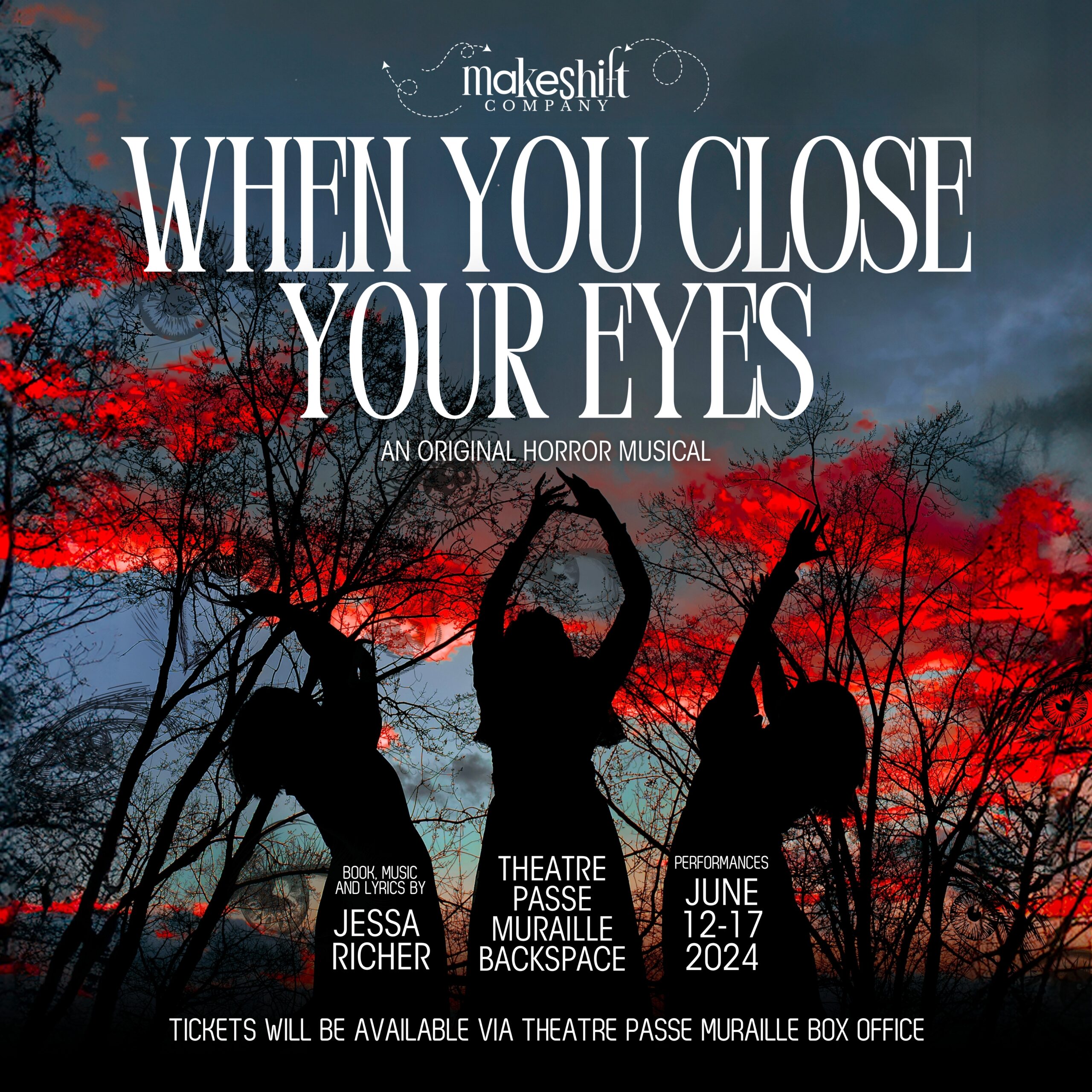 Ally Chozik’s musical theatre production company, Makeshift Company’s debut “When You Close Your Eyes”